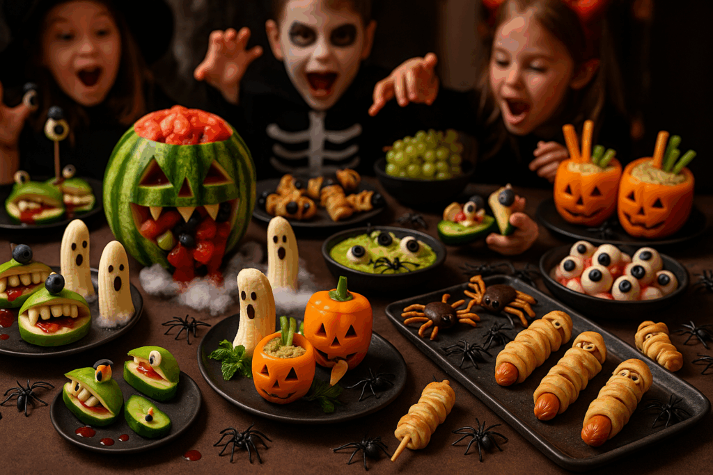 Halloween gesunde Snacks