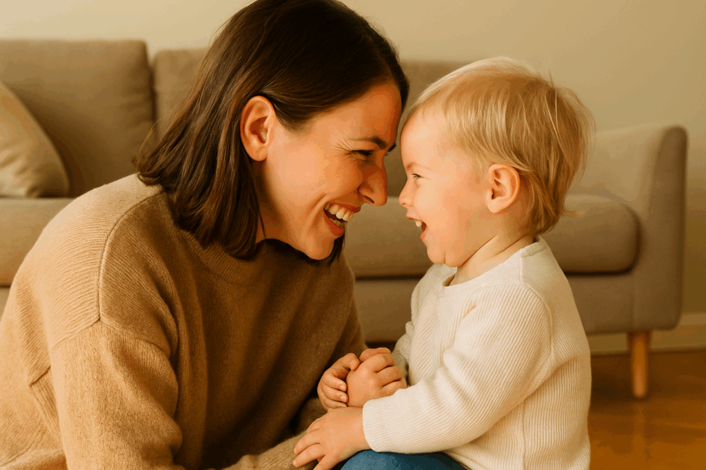 Bindung zwischen Mama und Kind