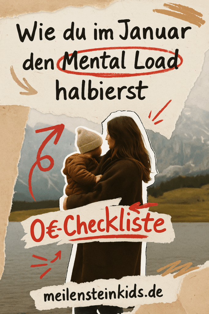 Mental Load reduzieren für Mamas im Januar